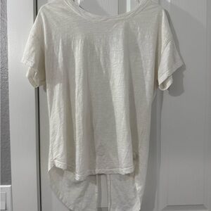 Pilcro Off-White Short Sleeve Tee